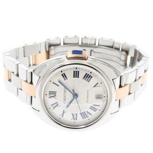 CARTIER Kuredu Cartier CRW2CL0003 Date Silver Dial Automatic Boy's Watch